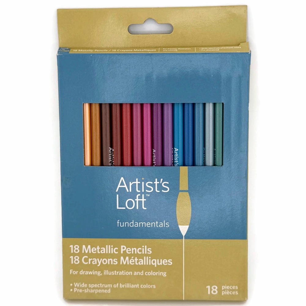 Fundamentals Artist’s Loft 18 Metallic Colored Pencils